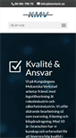 Mobile Screenshot of kmvtech.se